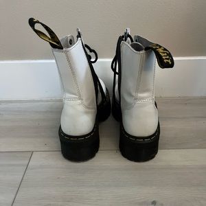 White Platform Doc Martens